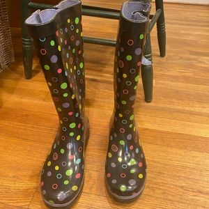 Tall Rainboots Polka dot
